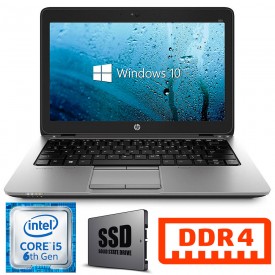 Notebook PC Portatile Ricondizionato HP EliteBook 820 G3 12.5" Intel Core i5-6200U Ram 16GB SSD 480GB