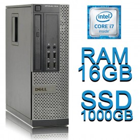 PC CORE I7 RIGENERATO DELL 7010 RAM 16GB SSD 1TB WI-FI WINDOWS 10 PRO + OFFICE